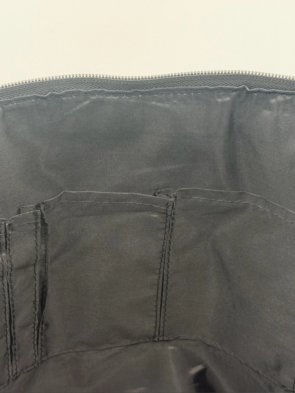 Franklin Covey Black Nylon Laptop Briefcase Business Tote Computer Bag