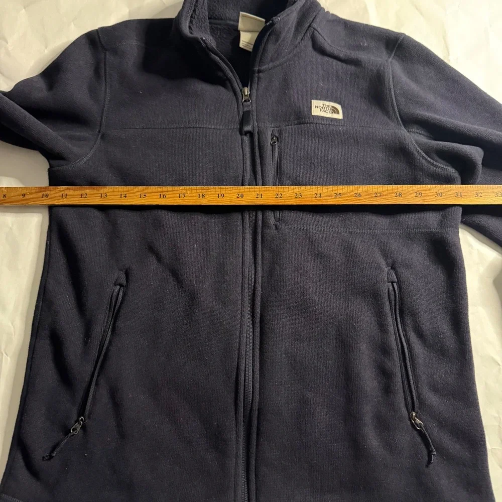 The North Face Mens‎ Gordon Lyon Fleece Jacket Full Zip Navy Blue Outdoor L