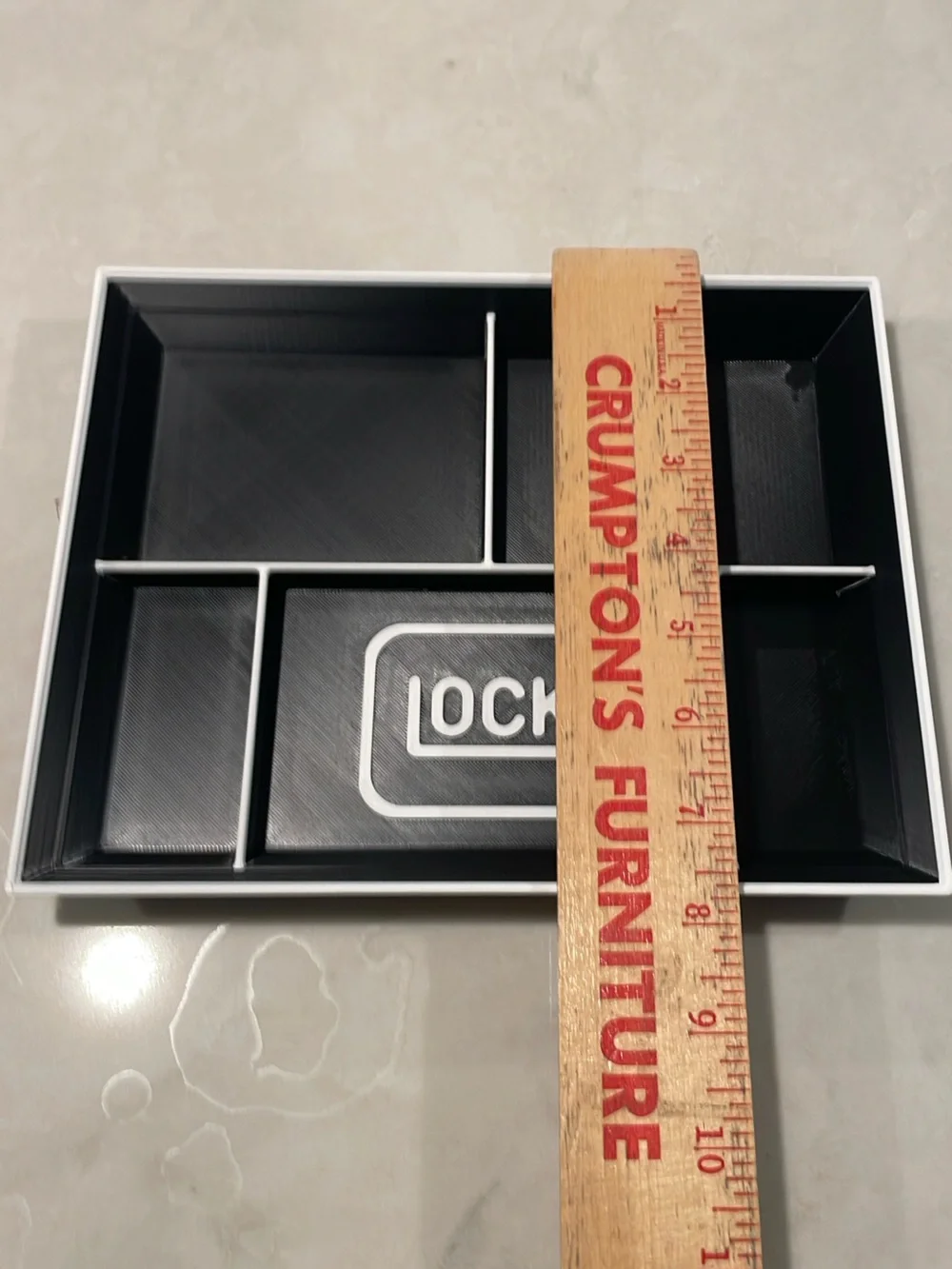 GLOCK Tray Organizer in Black with White Logo