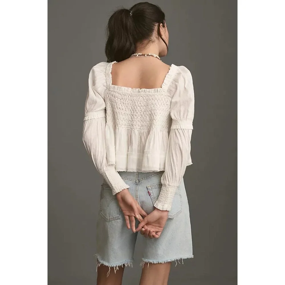 Anthropologie features front white