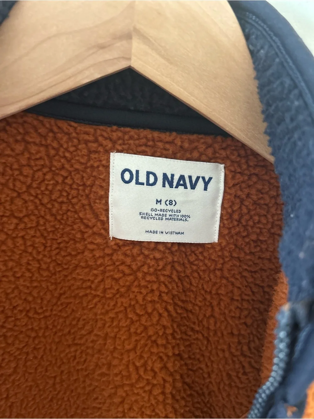 Old Navy cozy sherpa