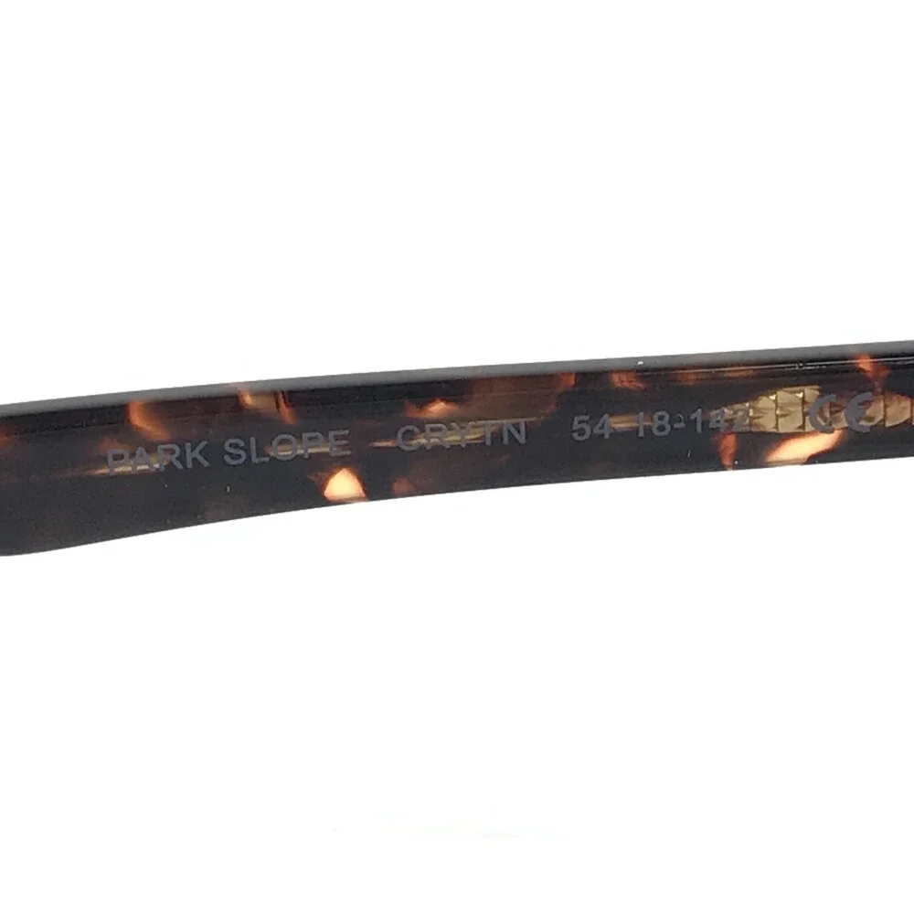 BKLYN Eyeglasses Frames PARK SLOPE CRYTN Crystal Clear Tan Cat Eye 54-18-142