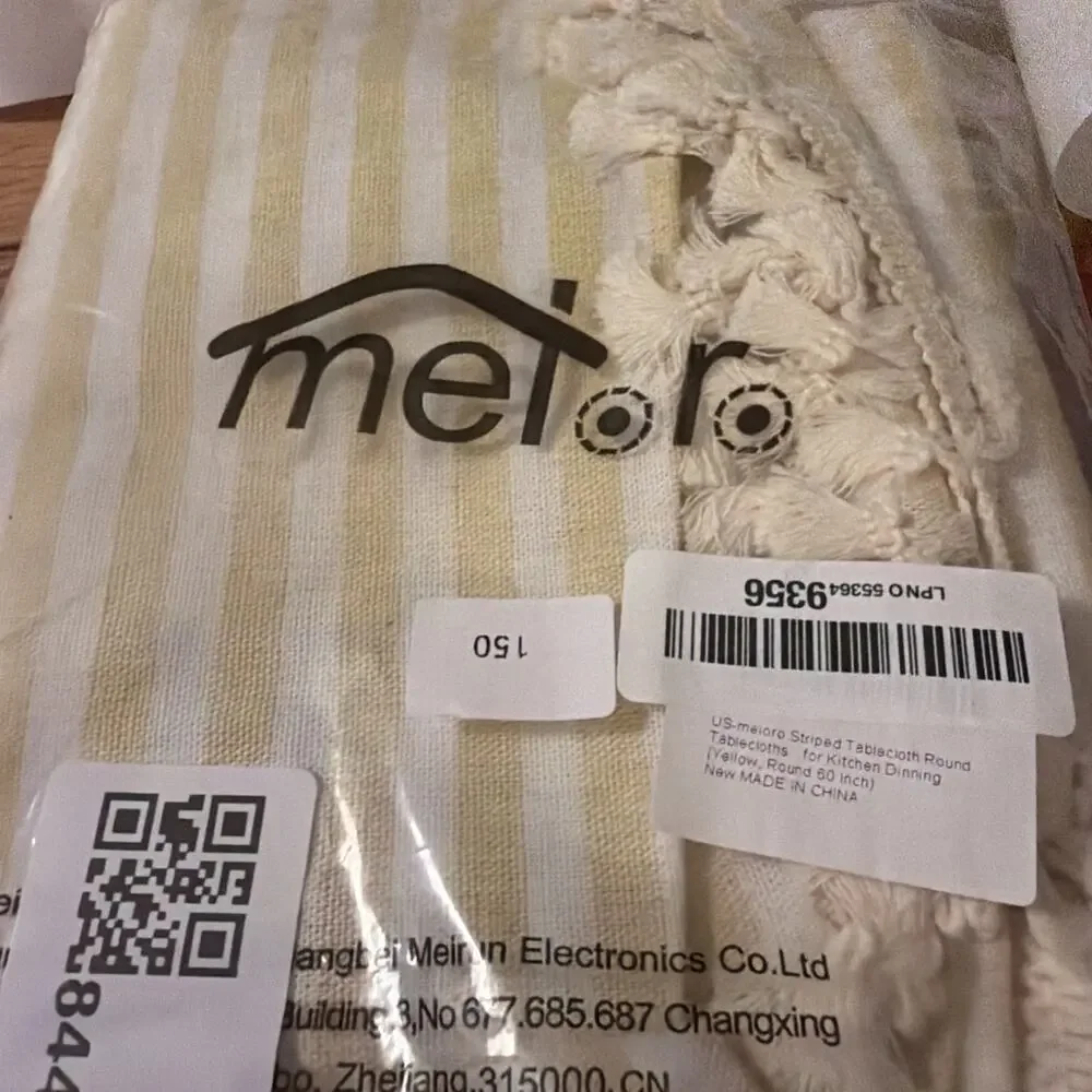 meioro round tablecloth