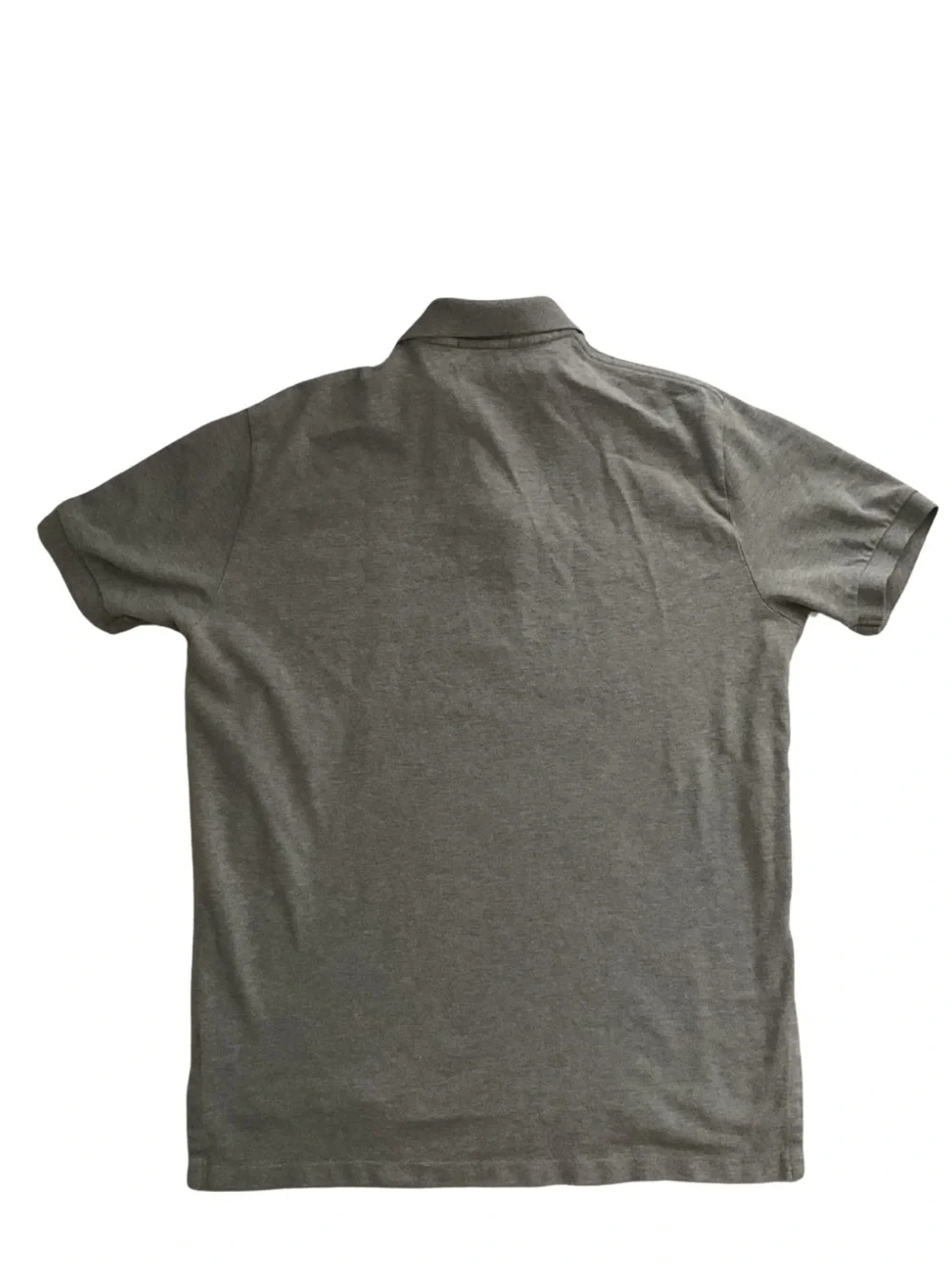 Ralph Lauren Men's Light Gray Polo Shirt with Navy Pony Men L Preppy Travel