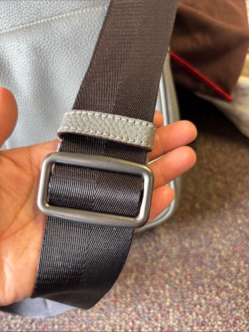 Coach pebbled leather