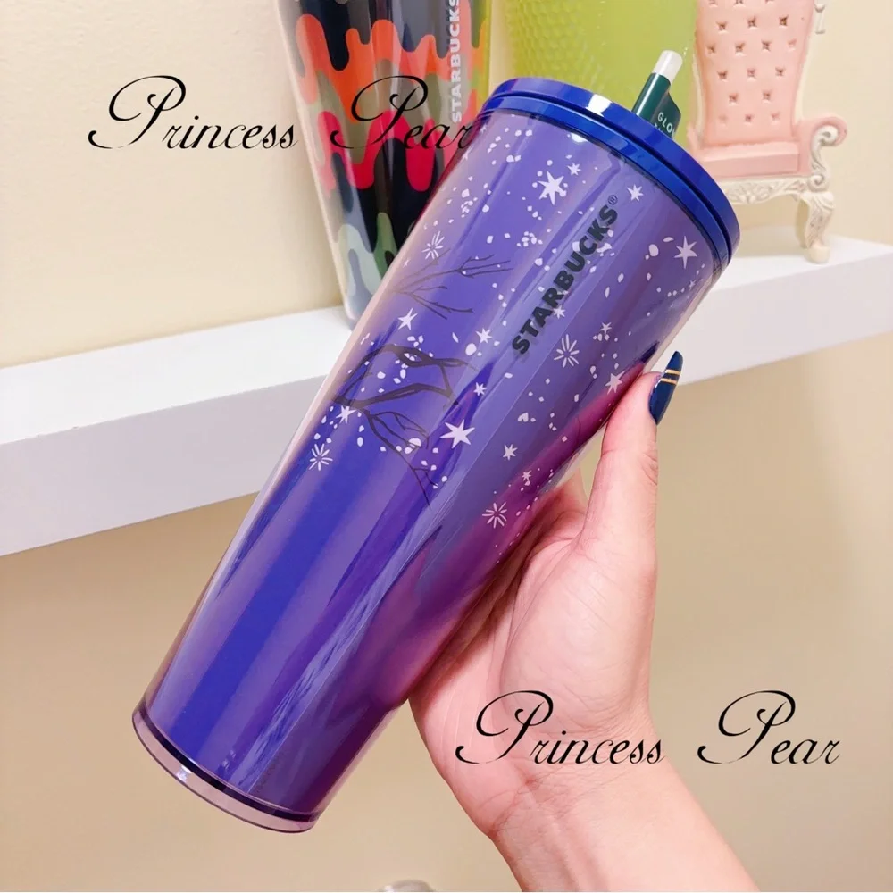 5x Starbucks halloween Glow in the dark Studded