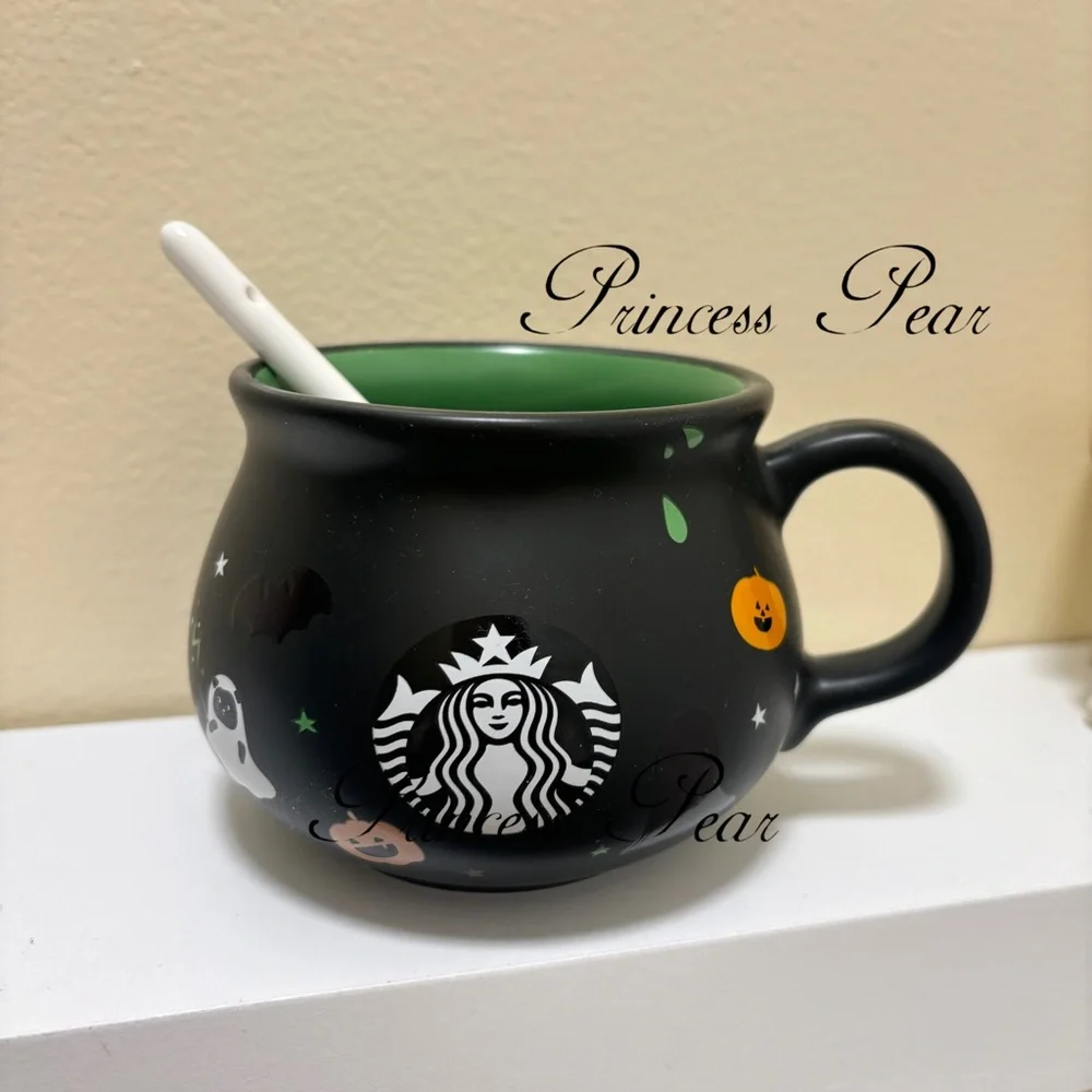 5x Starbucks halloween Glow in the dark Studded