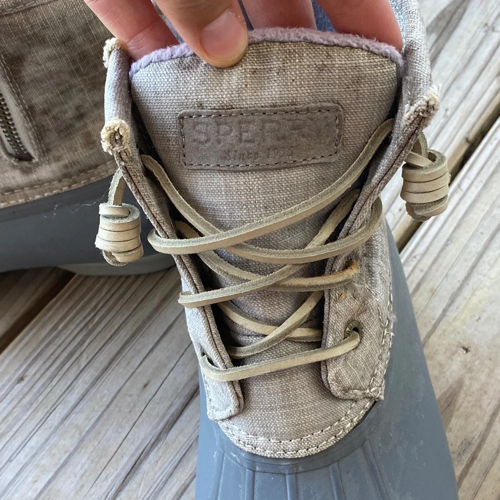 Sperry waterproof rubber