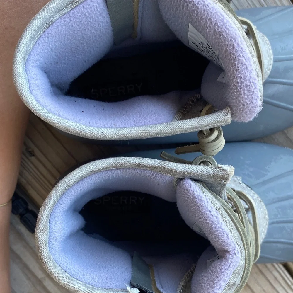 Sperry waterproof rubber