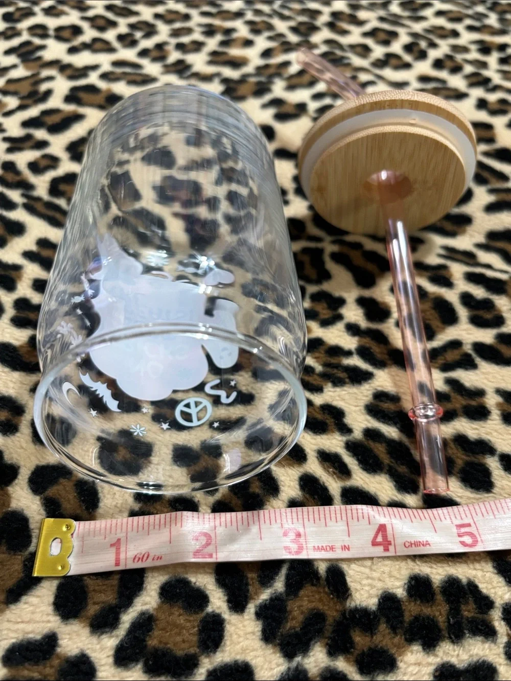 Halloween festive glass