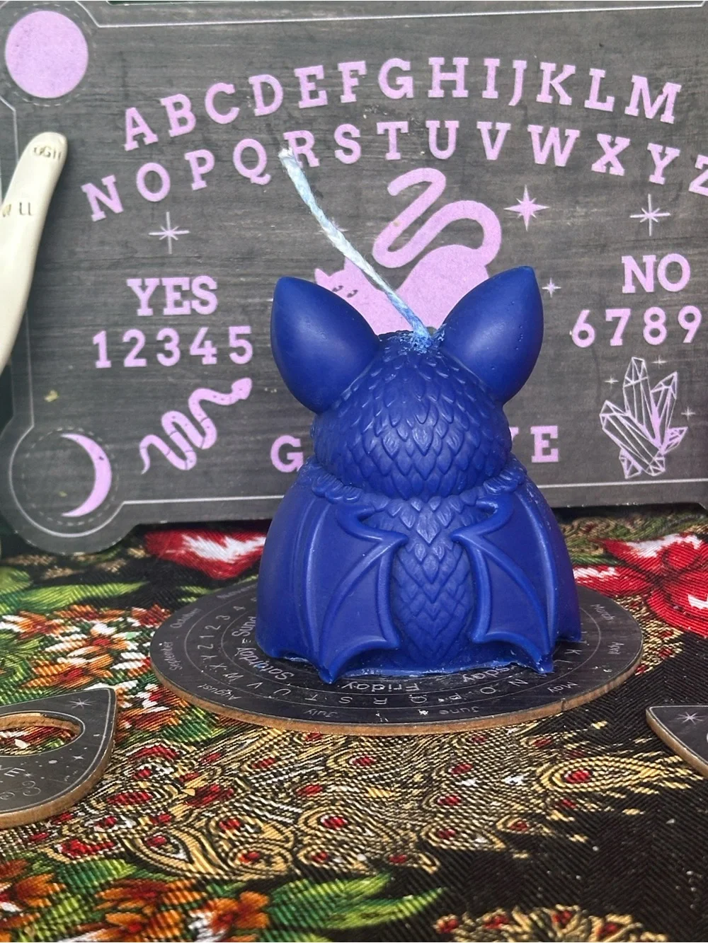 Midnight Heart Bat Candle