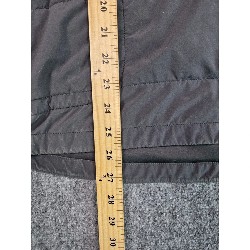 The North Face Mountain Sweatshirt Pullover‎ Mens S Gray Snap Neck NF0A3MFF