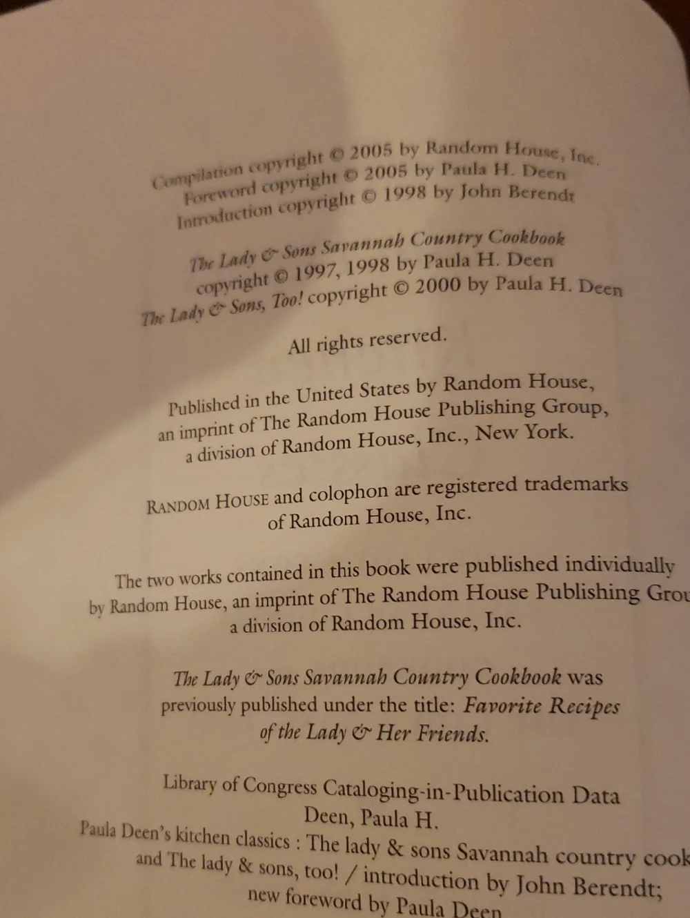 random house paula deen