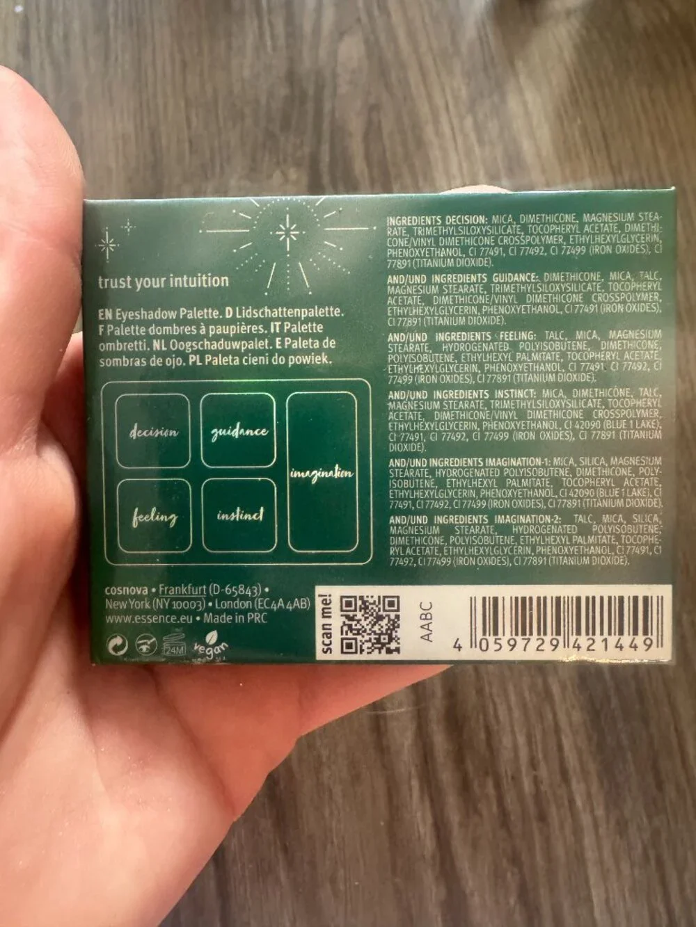 Essence makeup pallet