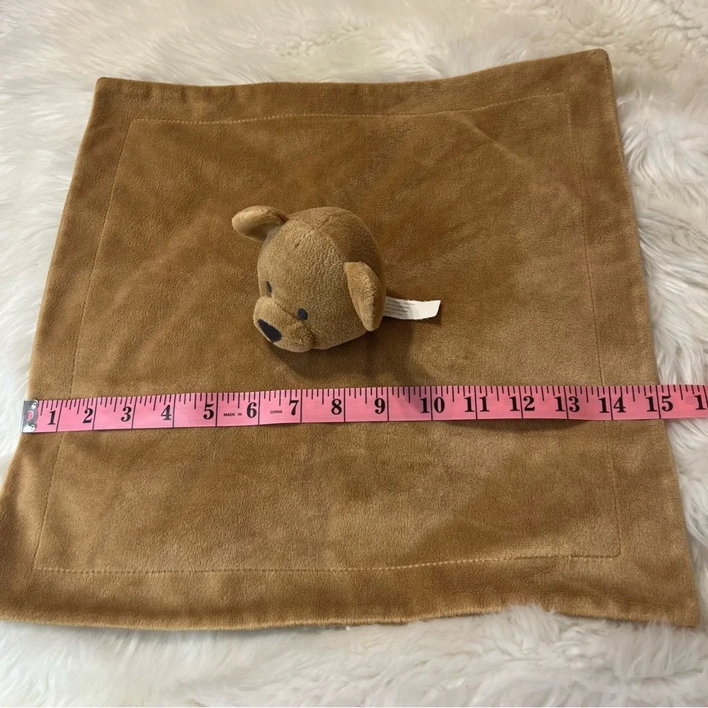 Gymboree One Size‎ Teddy Bear Lovey Security Brown Plush Blanket Stuff Animal