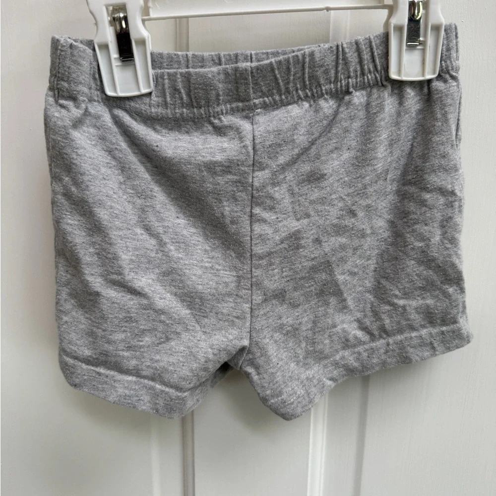 Simple Joys by Carter's 5T Girls Heather Gray Kids Gymnastics Bike Soft Shorts