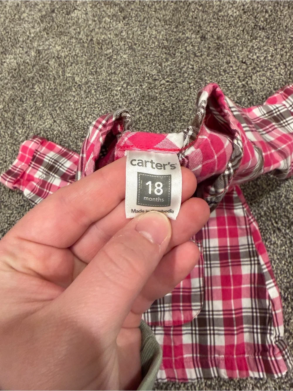 Carters soft cotton