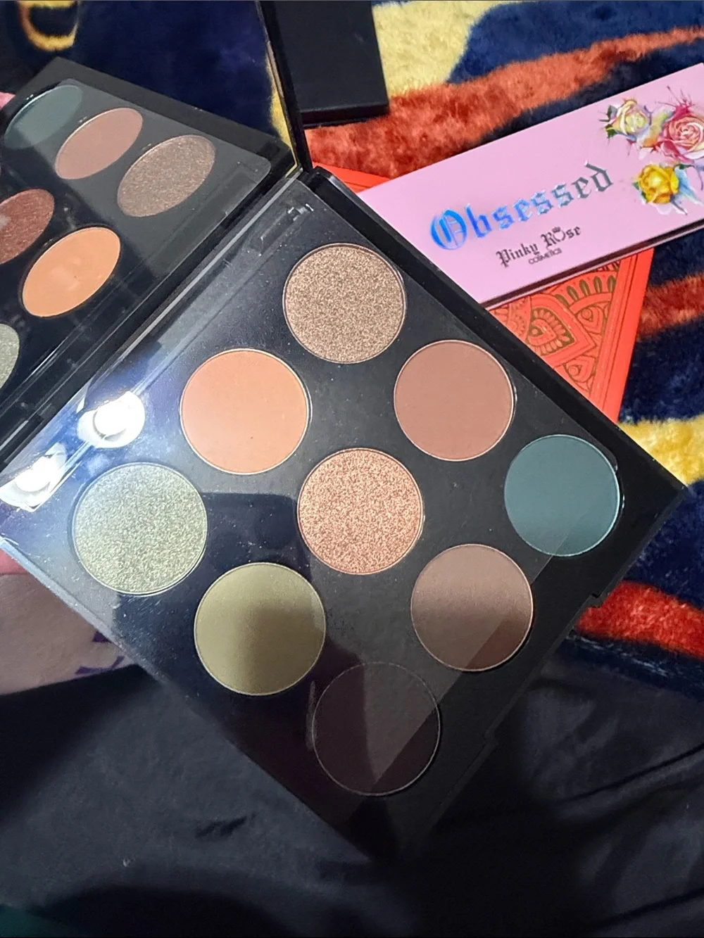 Morphe Eyeshadow Palettes Trio - Pink, Red, Black