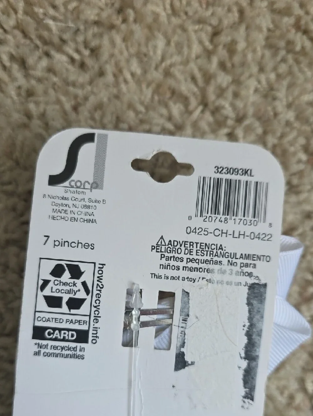 Hair Bow Set Of 7 NWT