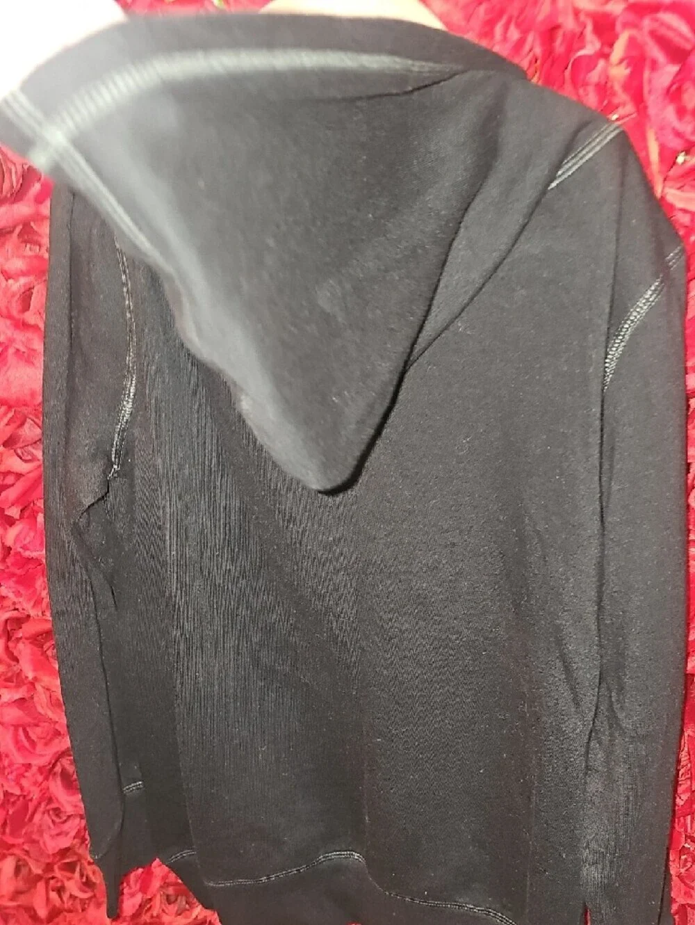 Justice black pullover