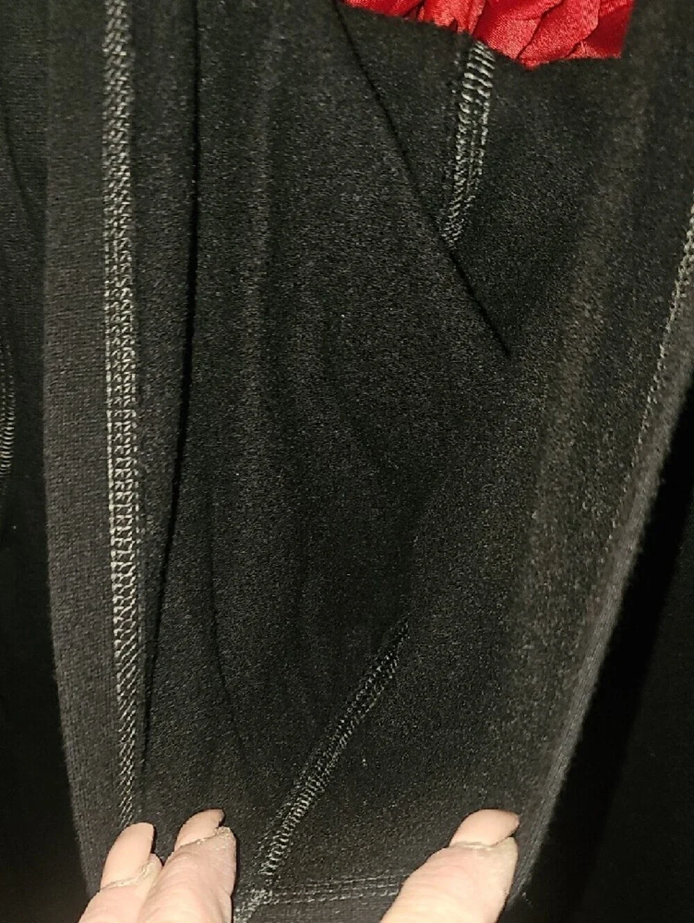 Justice black pullover