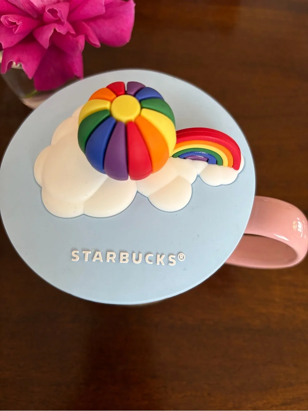 Starbucks light blue