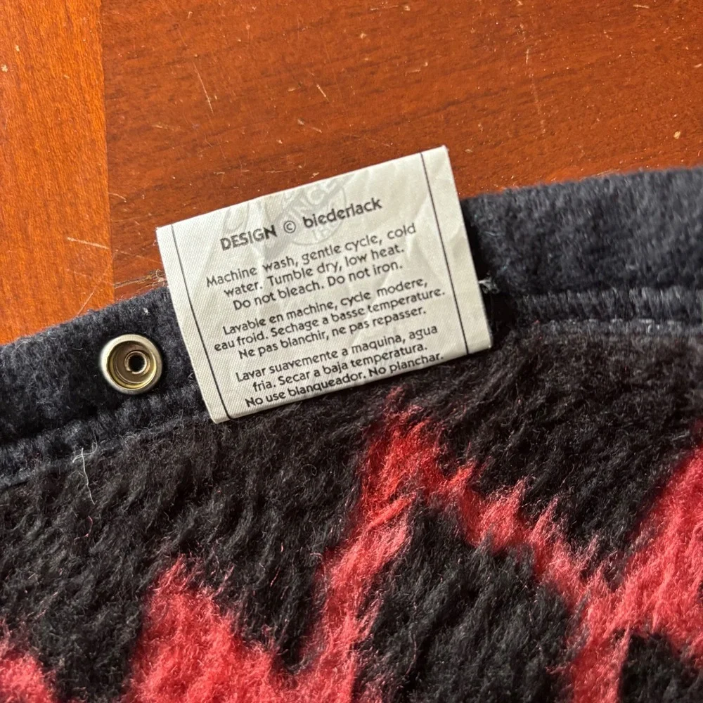 Biederlack western color poncho
