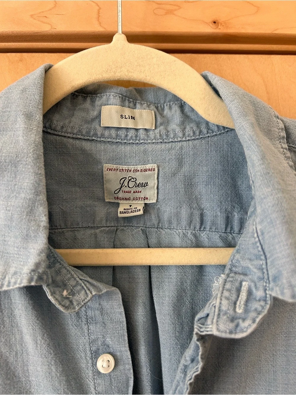 J. Crew shirt fit
