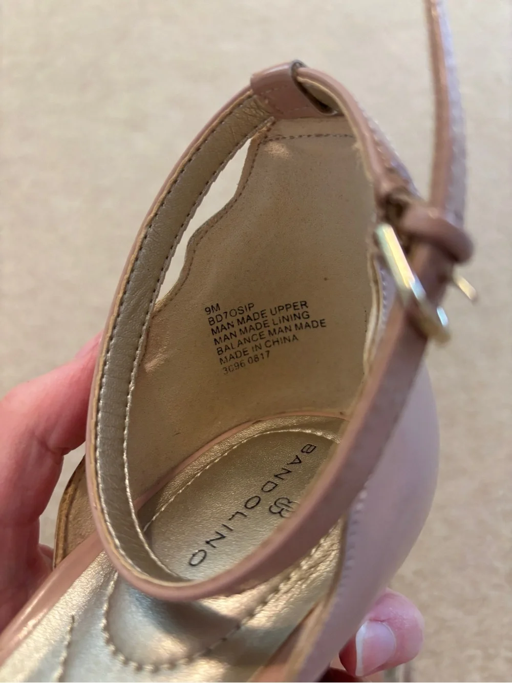 Bandolino open toe