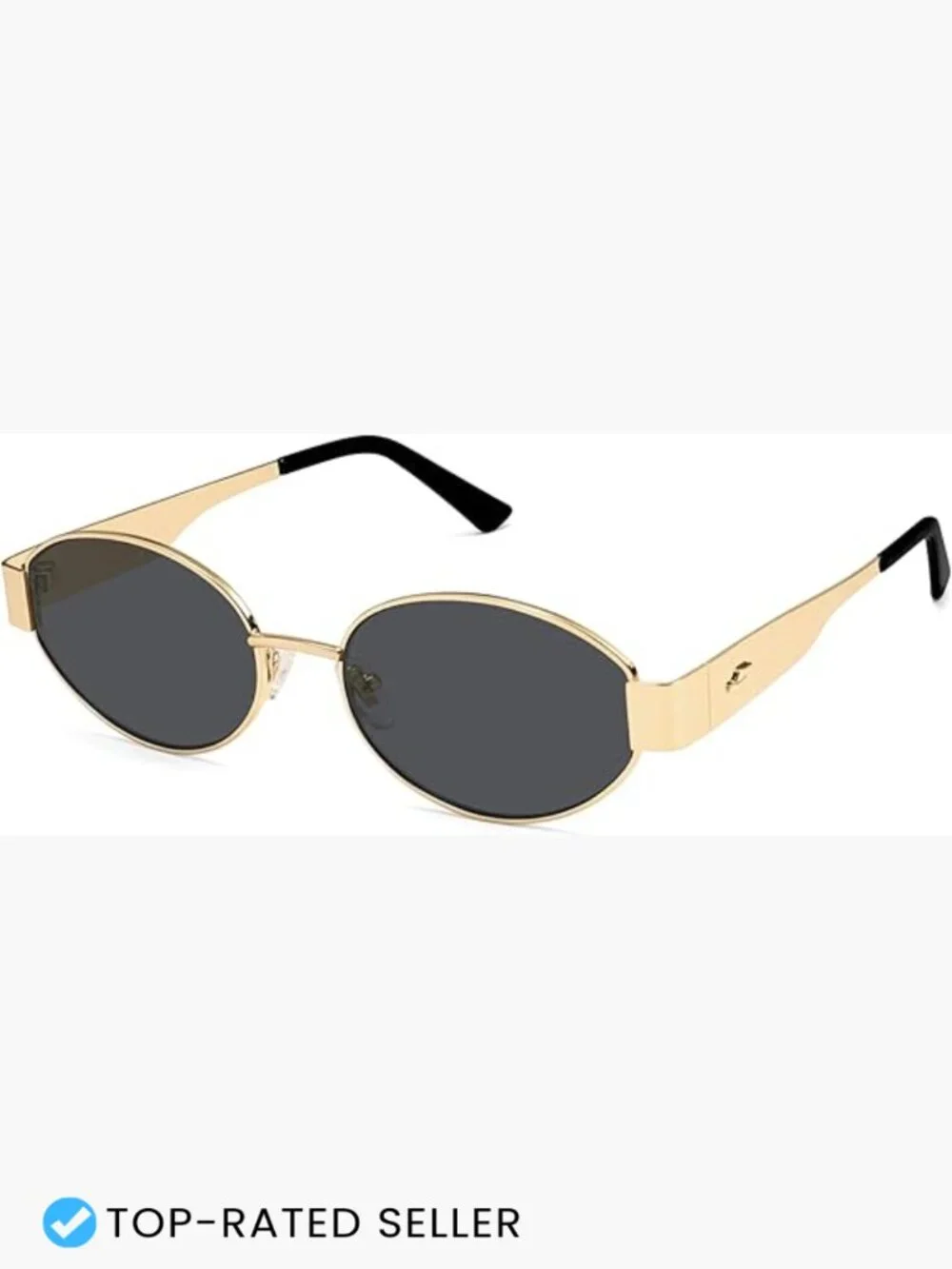 Retro Oval Sunglasses for Women Classic Shades UV Protection Trendy Y2K Elegant