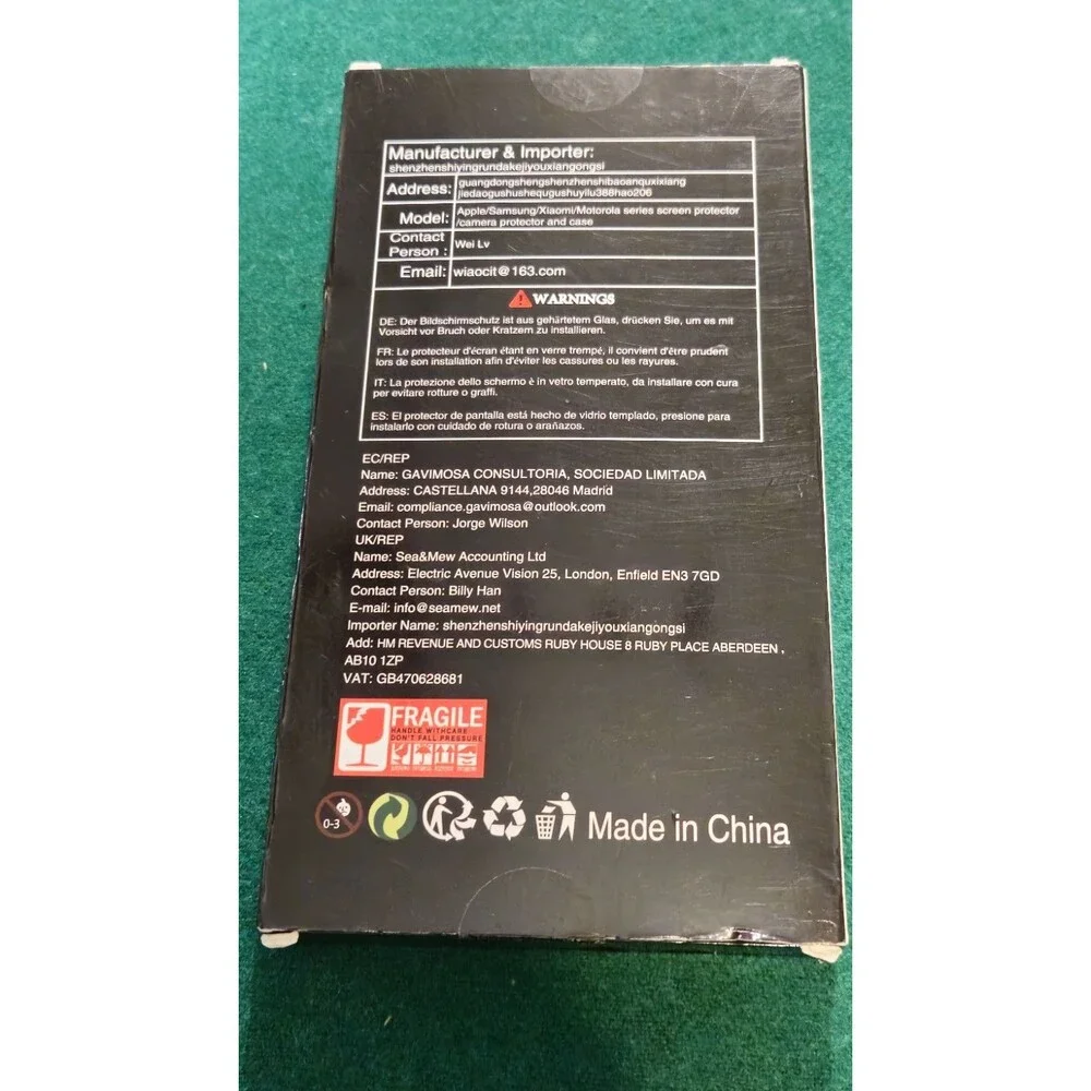 Wiaocit pack tempered