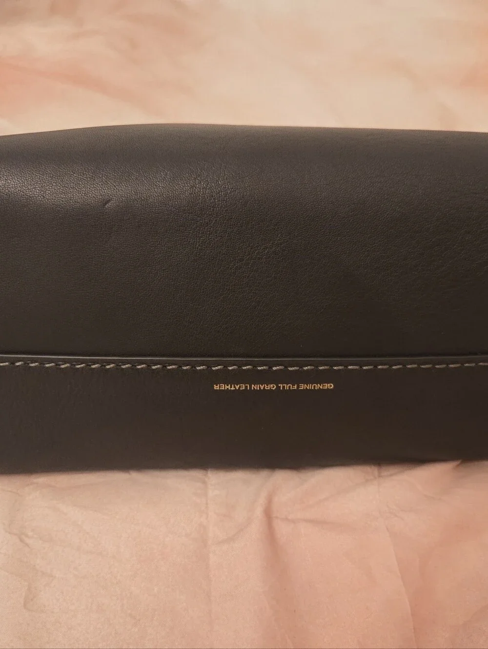 Coach black leather
