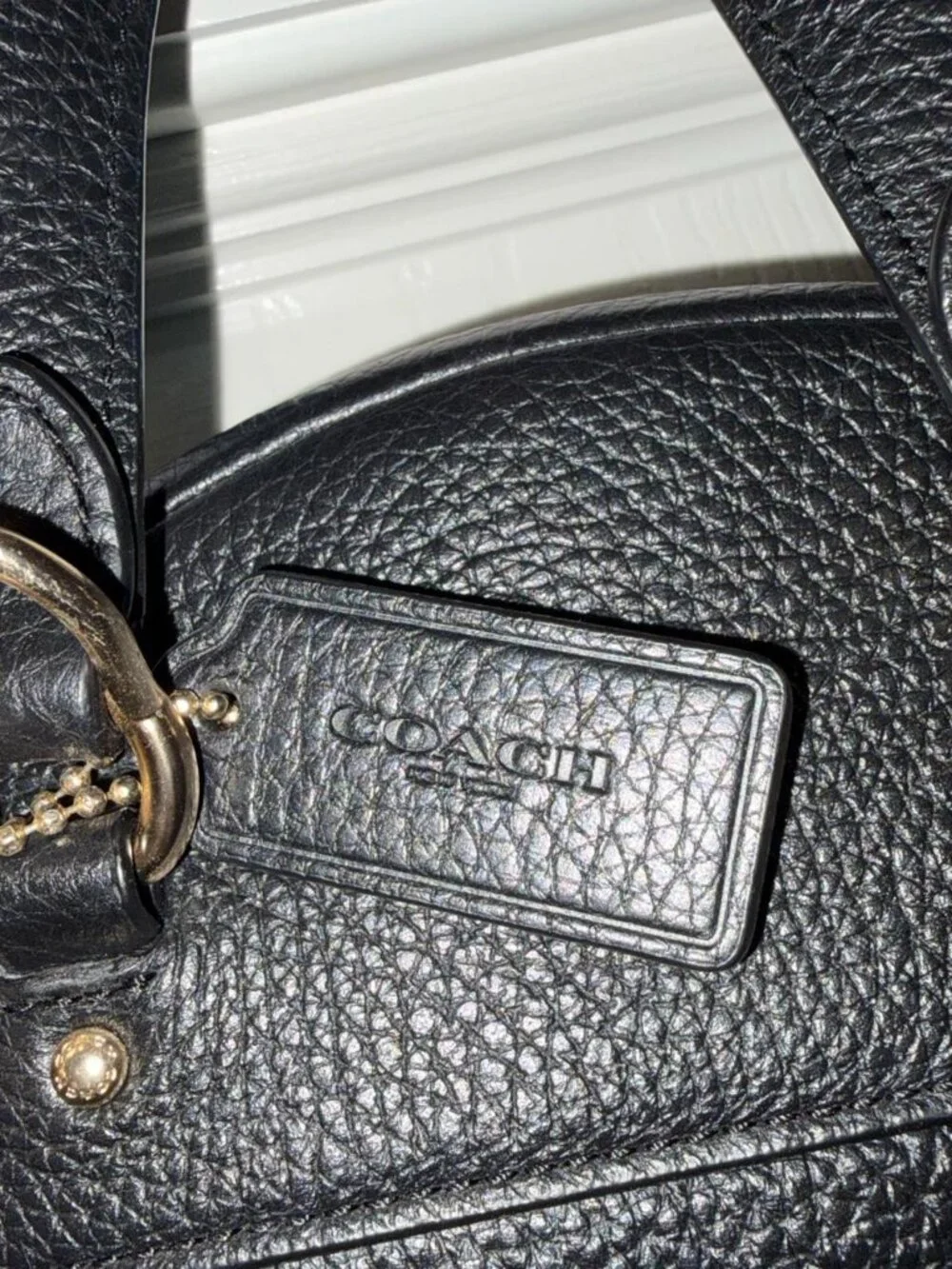 Coach black mini