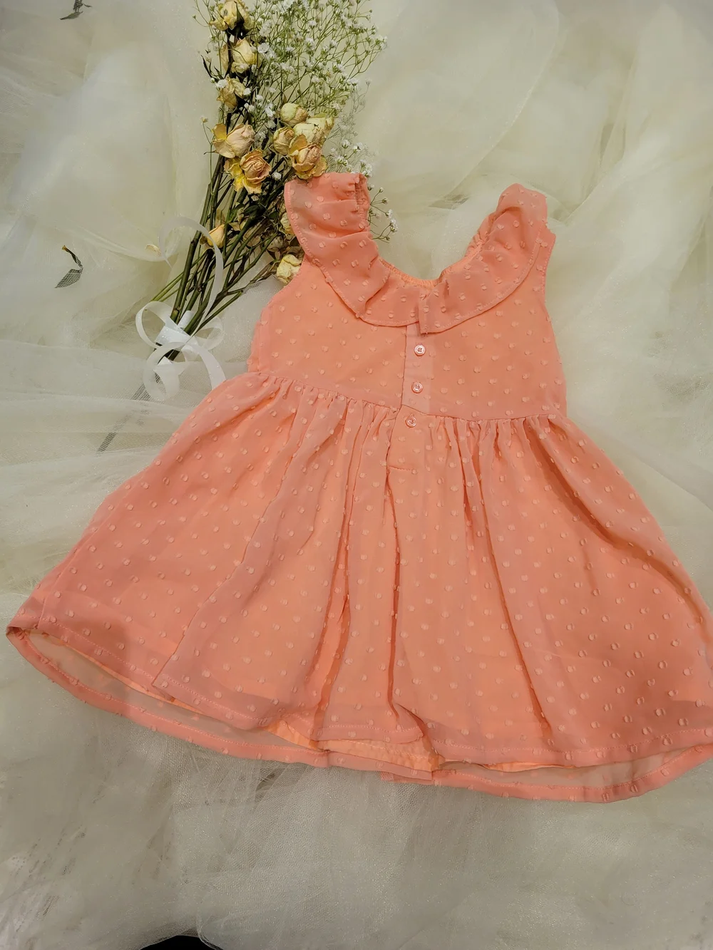 Carters peach dress