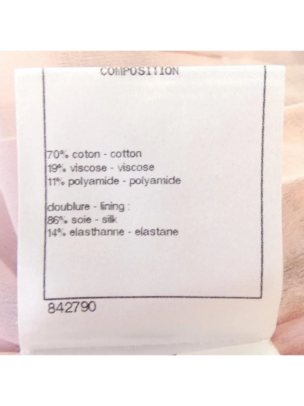 CHANEL item code