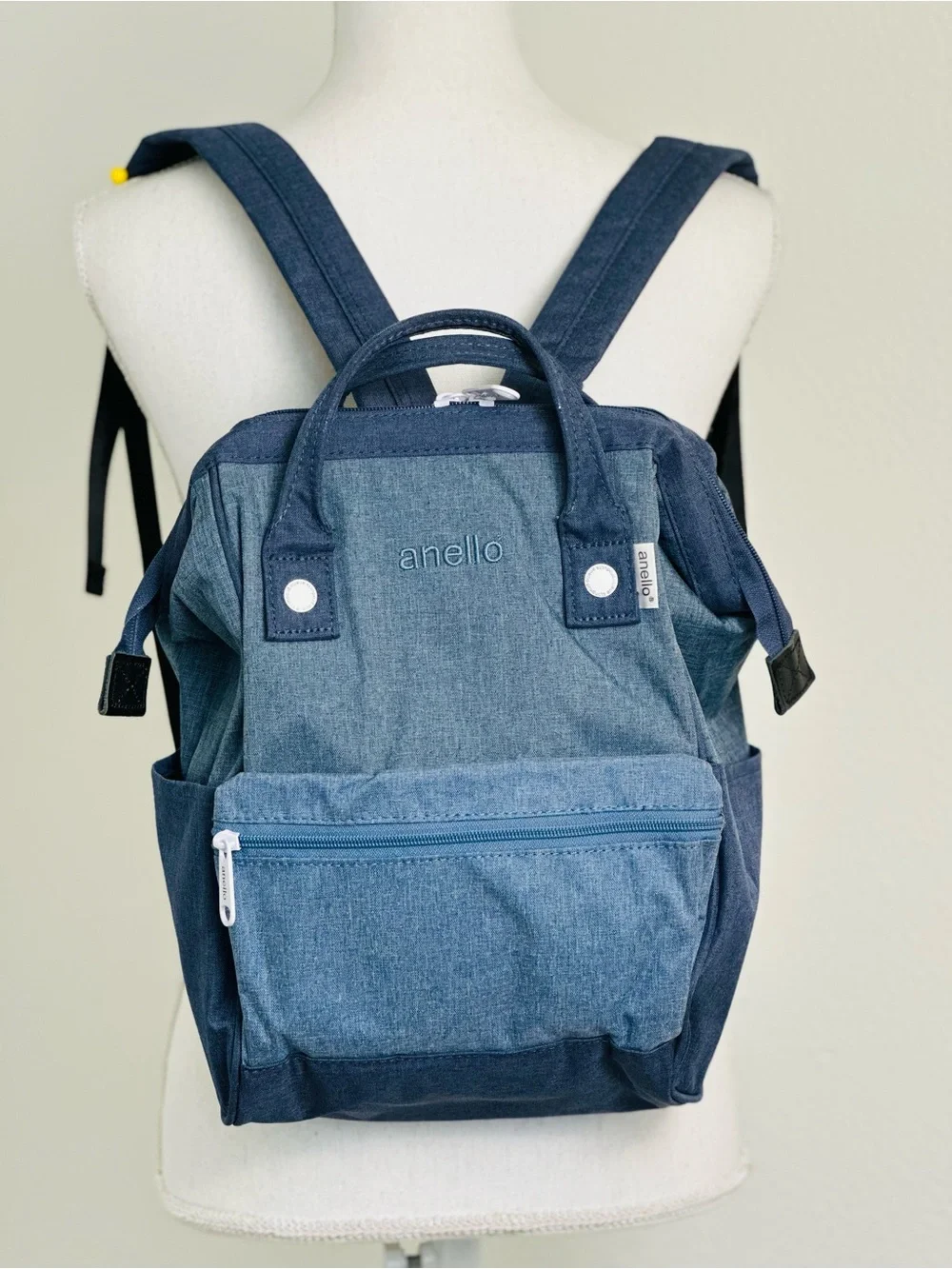 anello Two-Tone Blue Denim  Mini Backpack