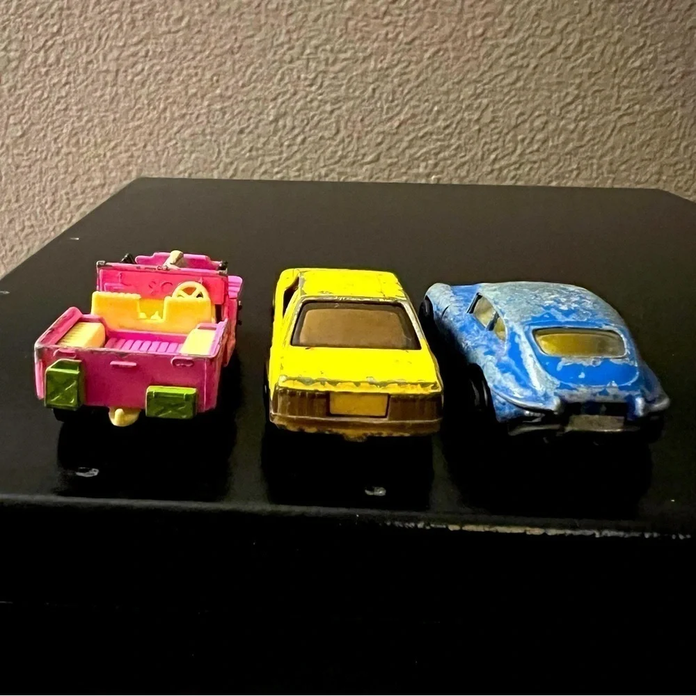 Vintage bundle of three Hot Wheel cars
