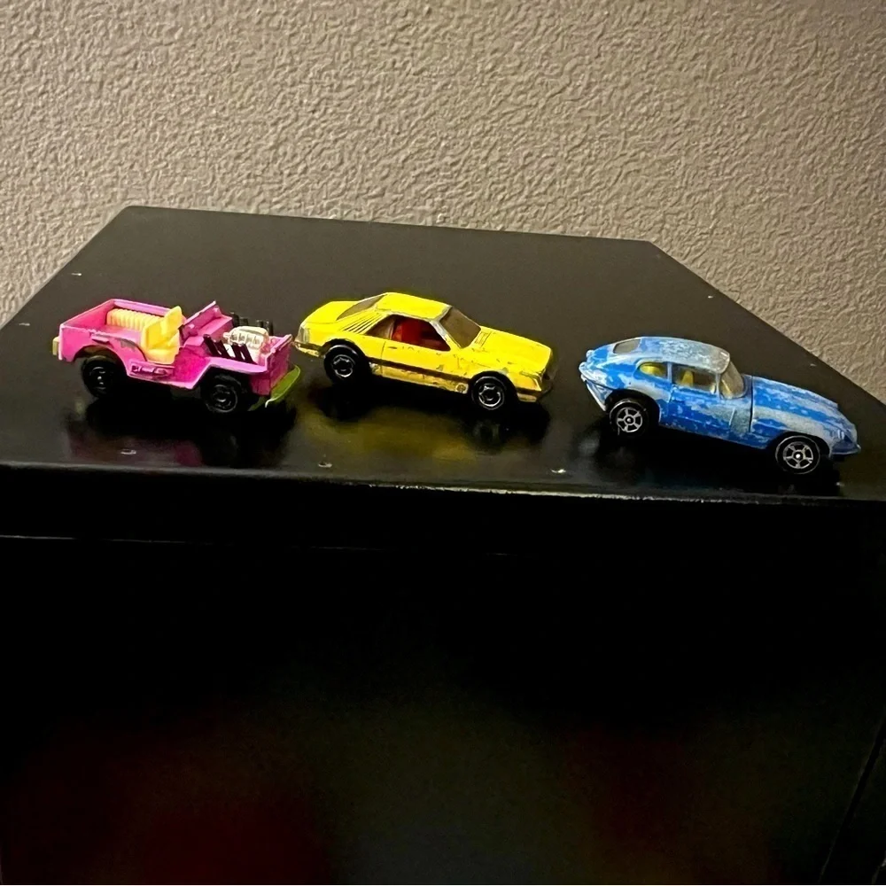 Vintage bundle of three Hot Wheel cars