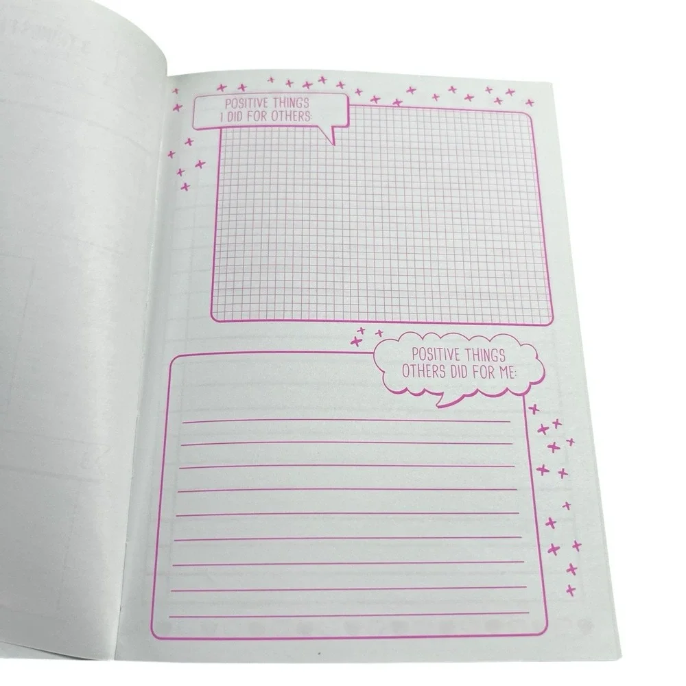 Furry Blue Llama Journal Notebook‎ Kids Gratitude Activity Diary