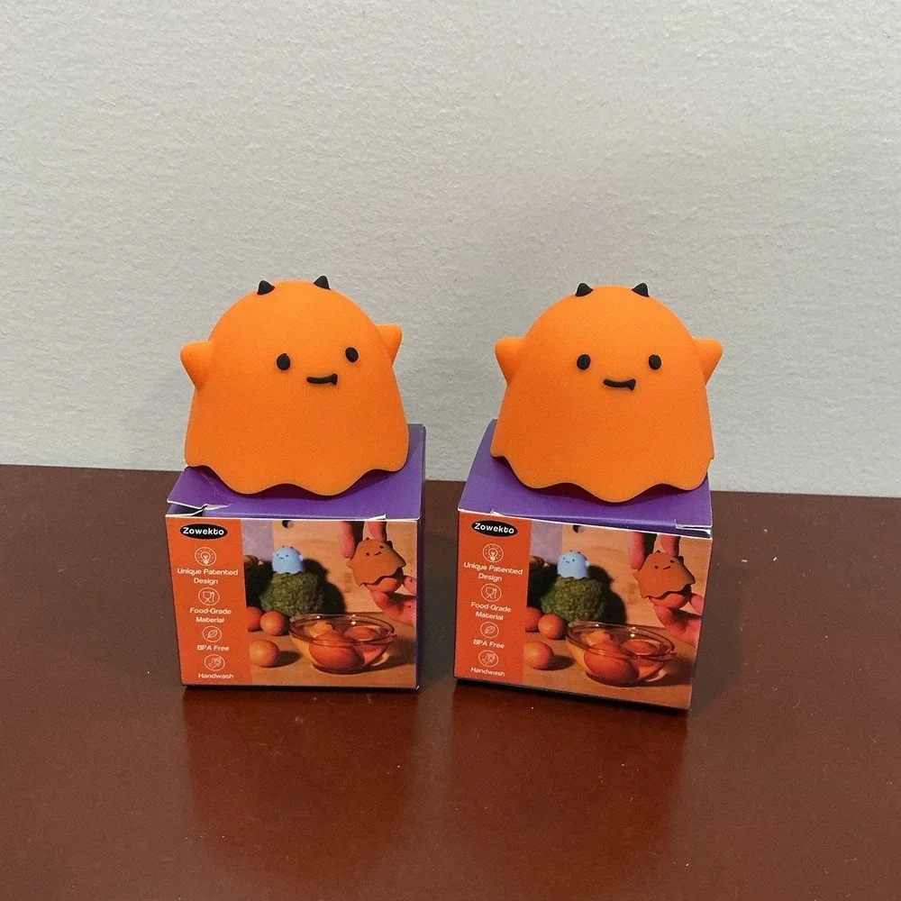 Silicone Egg Brush Cleaner Egg Washer for Fresh Eggs Halloween Scrubber Lot Of 2