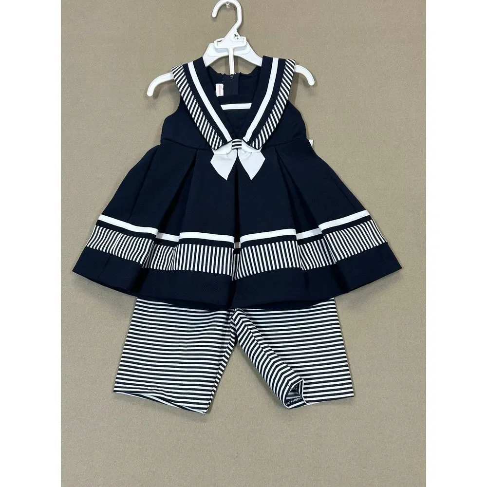 Bonnie Baby Girls‎ Nautical Top and Capris Size 24 M