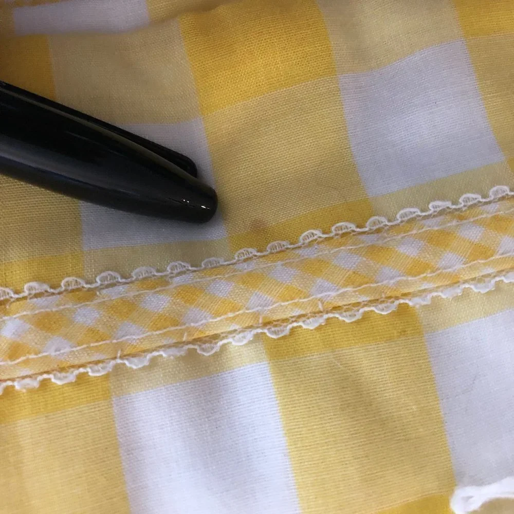 Hand Crafted vintage yellow
