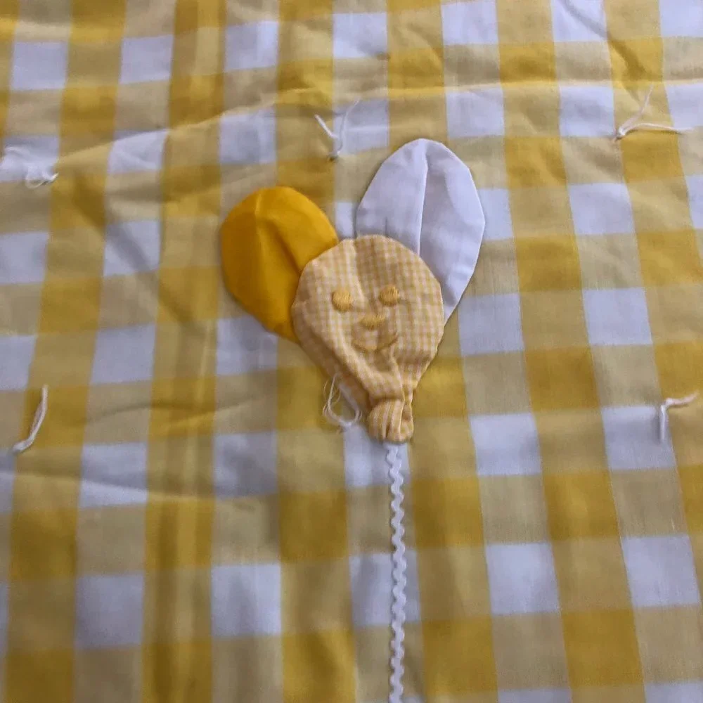 Hand Crafted vintage yellow