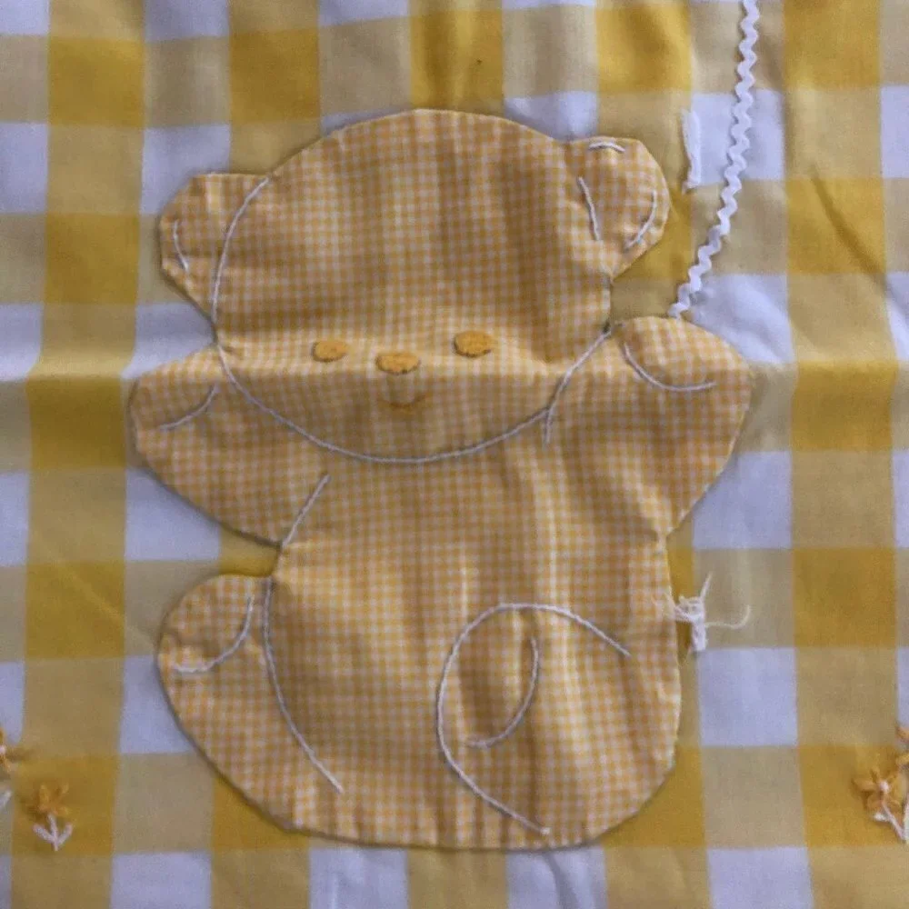 Hand Crafted vintage yellow