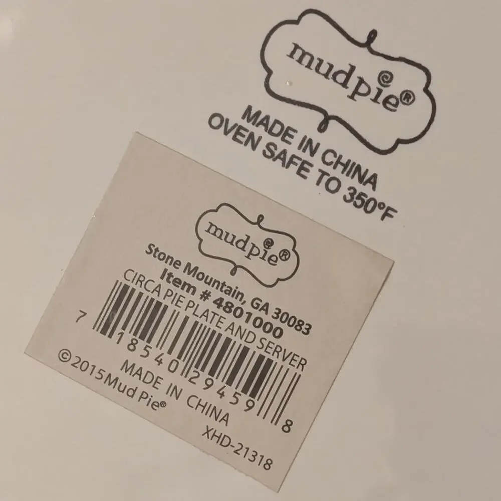Mud Pie new sticker