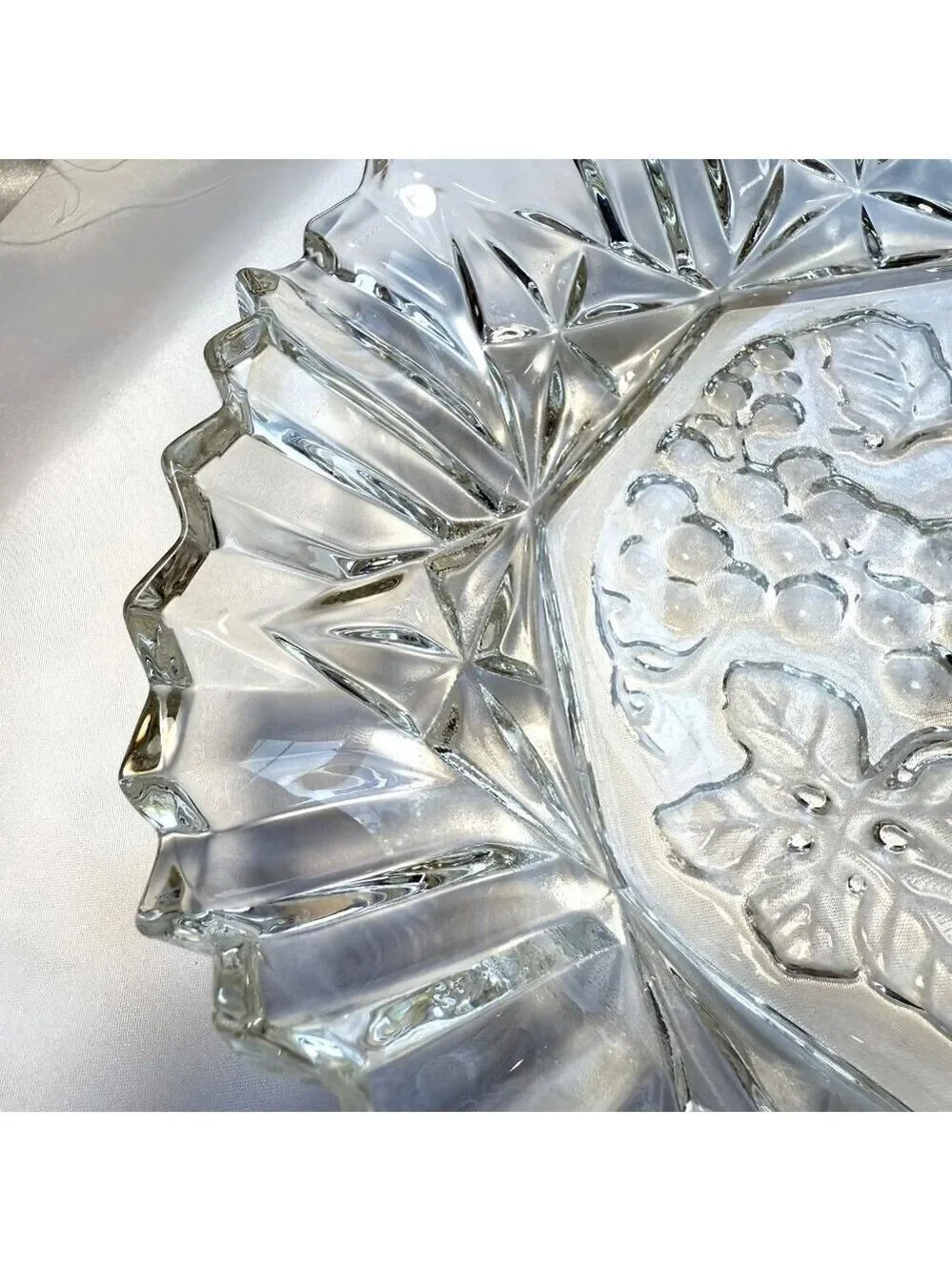 Unmarked vintage clear