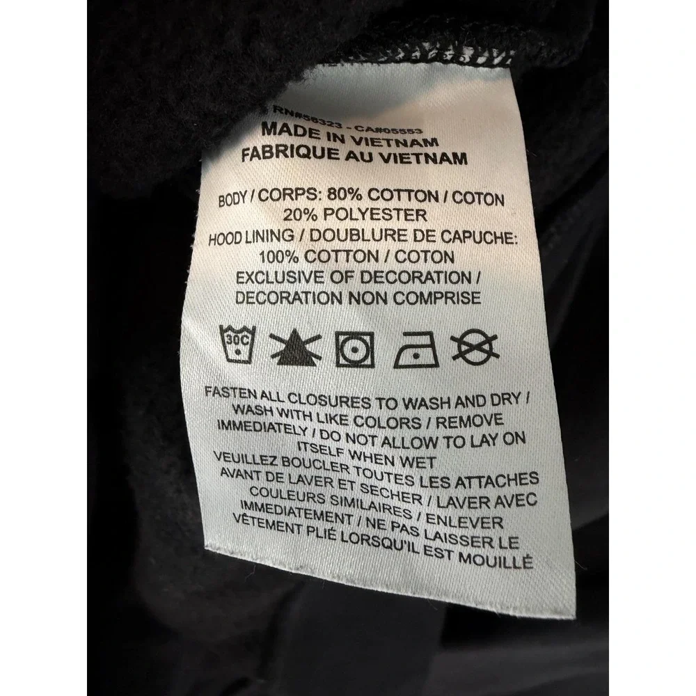 Jordan Hoodie Men 2XL Black Full Zip Fleece Sweatshirt Jumpman Nike Heavyweight