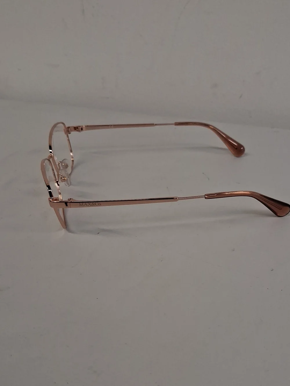 NWOT Womens Rxable Max & Co. MO5056 033 Rose Gold Eyeglass Frames