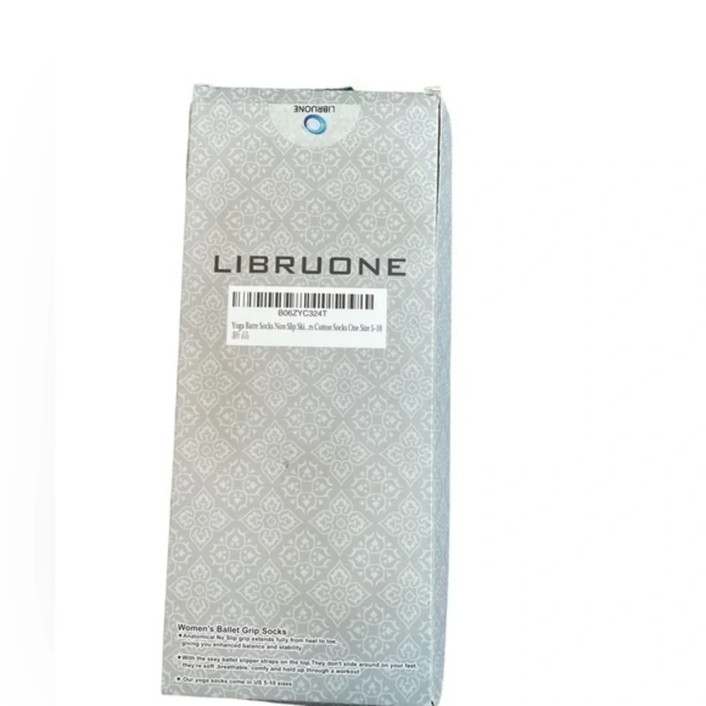 Libruone NWT Yoga Barre Socks Set of 3 Size‎ 5-10