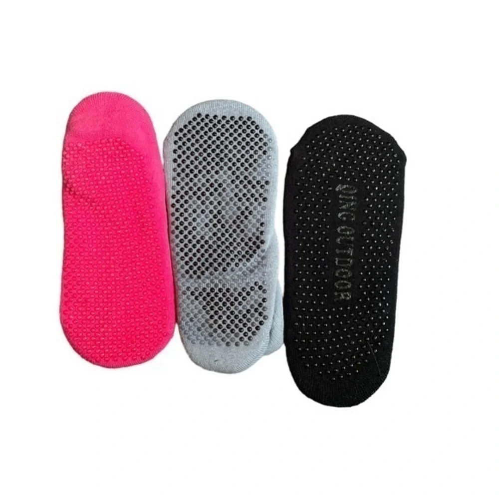 Libruone NWT Yoga Barre Socks Set of 3 Size‎ 5-10